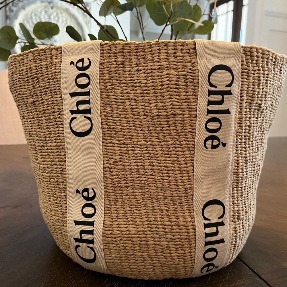 Chloe x Mifuko Large Woody Basket Tote